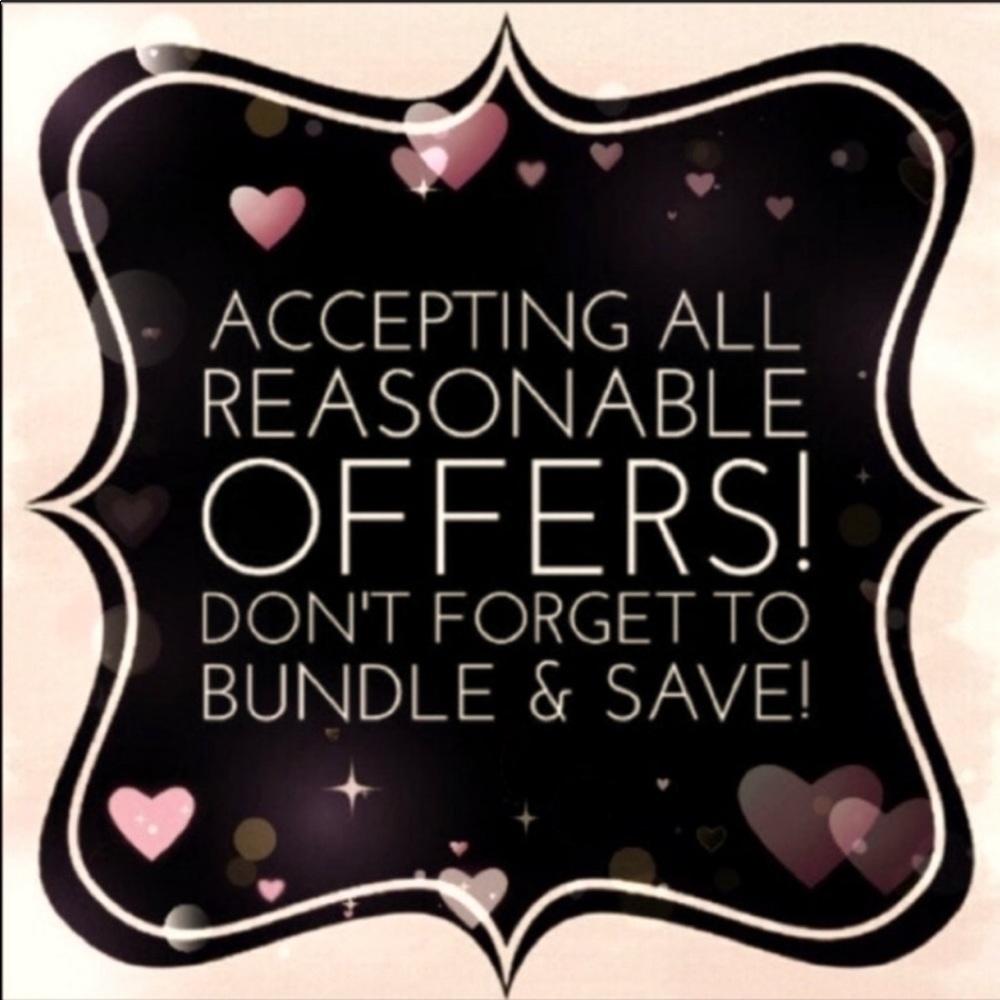Bundle 3 Items to Save 15%, Reasonable Offers ALWAYS Considered & Appreciated